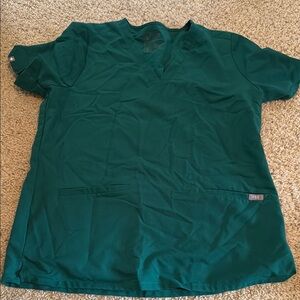 FIGS hunter green set large tall